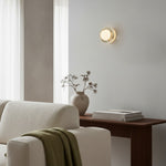 Cargar imagen en el visor de la Galería, Aplique de Pared de Vidrio Ópalo Vellaro - Iluminación Minimalista Moderna para Cocina