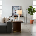 Bild in Gallery-Viewer laden, Albi Skulptur Marmor Tischlampe – Minimalistisches Metalldesign, geeignet für Schlafzimmer oder Wohnzimmer