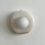 Bild in Gallery-Viewer laden, Orli White Jade Wandleuchte