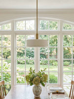 Load image into Gallery viewer, Cerova Contemporary Minimalist and Elegant Pendant – Ivory Porcelain Shade Light for Kitchen Island & Bedroom