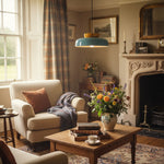 Load image into Gallery viewer, Fiesta Ceramic Bowl Pendant Light – Modern Colorful Ceiling Lamp for Kitchens and Dining Rooms