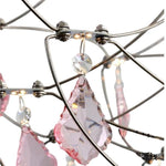 Charger l'image dans la visionneuse de galerie, Lustre en cristal français Crynora - Design romantique Luciole en style luxe pour salle à manger ou chambre à coucher