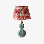 Load image into Gallery viewer, Thalune Organic Gourd Ceramic Table Lamp - Japandi Style Lighting for Bedroom Nightstands