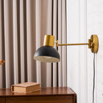 Load image into Gallery viewer, Adjustable Arm Plug In Wall Lamp