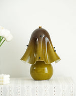 Cargar imagen en el visor de la Galería, Lámpara de mesa de cristal escultórico Bellina: iluminación moderna y minimalista para salón o dormitorio