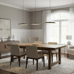 Charger l'image dans la visionneuse de galerie, Suspension LED Astris – Design mince en forme de disque Éclairage contemporain pour espaces de vie