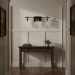 Cargar imagen en el visor de la Galería, Lámpara de pared Trivella de 3 luces - Lámpara de pared contemporánea de perfil lineal y minimalista para pasillo