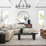 Load image into Gallery viewer, Rowan Candle Wagon Wheel Chandelier - Farmhouse Round Wheel Lighting
