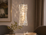 Bild in Gallery-Viewer laden, Sculptural Crystal Column LED Pendant Light