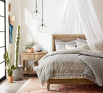 Cargar imagen en el visor de la Galería, Lámpara colgante de vidrio Lawson: vidrio reciclado moderno con diseño de cadena