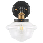 Charger l'image dans la visionneuse de galerie, Applique murale industrielle Crelina en verre transparent ou opalin – Éclairage moderne pour salle de bain