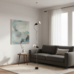 Cargar imagen en el visor de la Galería, Lámpara de Techo Ajustable con Múltiples Cabezas Fluxo – Lámpara de Pie Lineal Minimalista para Sala de Estar o Comedor N37