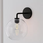 Load image into Gallery viewer, Selvion Art-Glass Globe Wall Sconce – Elegant Modern Wall Light for Bathrooms, Halls & Living Spaces