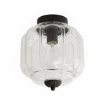 Load image into Gallery viewer, Eloise Flush Mount Milk Glass Ceiling Light – Modern Accent Lighting with Artistic Glass Shade