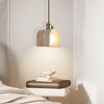 Load image into Gallery viewer, Alagusmo Minimalist Travertine Pendant Light