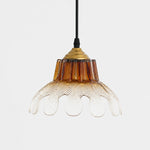 Load image into Gallery viewer, Gradient Fluted Glass Flower Pendant Light