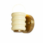 Load image into Gallery viewer, Main cream ribbed wall sconce