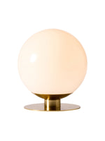 Cargar imagen en el visor de la Galería, Lámpara de mesa con globo de cristal Rivolence: elegante y moderna lámpara de noche de cristal