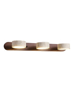 Load image into Gallery viewer, Travira Travertine Duo Sconce – Adjustable Natural Stone Wall Light for Bedroom Hallaway