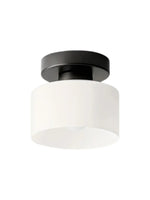 Load image into Gallery viewer, Nordic Morandi Cylinder Glass Ceiling Light – Colorful Fixture For Hallways