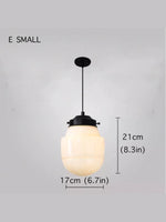 Load image into Gallery viewer, Vintage Art Deco Milk Glass Pendant Light