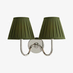 Load image into Gallery viewer, Luvora Fabric Shade Wall Sconce with Drum Shade - Classic Pleated Sconce Light