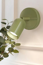 Cargar imagen en el visor de la Galería, Aplique de pared con cabezal de cardán en color crema