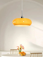 Bild in Gallery-Viewer laden, Nordic Metal Bauhaus Glas Pendelleuchte