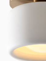 Charger l'image dans la visionneuse de galerie, Plafonnier encastré en porcelaine Cerova – Luminaire discret