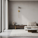 Load image into Gallery viewer, Lustrielle Clear Glass Cylindrical Wall Sconce – Modern Luxury Wall Light for Hallway