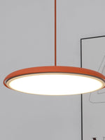 Load image into Gallery viewer, Macaron Pendant Light – Slim Metal Saucer Fixture