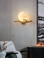 Bild in Gallery-Viewer laden, Retro Zweige Alabaster Wandleuchte