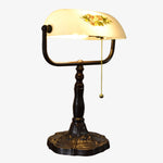 Load image into Gallery viewer, TF Tivanny Floral Stained Glass Desk Lamp - Vintage Table Light for Bedroom Study Living Room