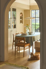 Load image into Gallery viewer, Elumina Elegant Pleated Silk Shade Pendant – Mid-Century Hanging Light for Dining Room