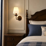 Bild in Gallery-Viewer laden, Classic bedroom styled with an antique bronze wall sconce