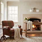 Cargar imagen en el visor de la Galería, Lámpara de tocador LED regulable de cristal Glorica – Lámpara de baño minimalista tipo globo