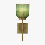 Load image into Gallery viewer, Helvo Streamlined Metal Glass Wall Sconce — Soft Glow Lighting for Modern Interiors
