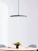 Load image into Gallery viewer, Macaron Pendant Light – Slim Metal Saucer Fixture