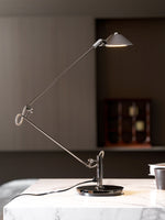 Bild in Gallery-Viewer laden, Verstellbare Schwarze Büroarbeitslampe