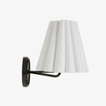 Load image into Gallery viewer, Ruffmeto Textured Pleated Fabric Modern Wall Light for Living Rooms