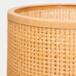 Load image into Gallery viewer, Japanese Rattan Wood Wall Sconce