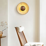 Load image into Gallery viewer, Medieval Yellow Travertine Wood Wall Lamp M09