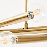 Charger l'image dans la visionneuse de galerie, Lustre Borvia Spoutnik à 6 lumières – Style Trace à hauteur réglable