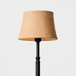 Charger l'image dans la visionneuse de galerie, Close-up of woven fabric floor lamp shade texture and finished edge