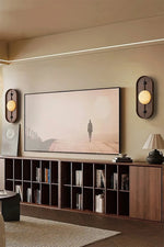 Bild in Gallery-Viewer laden, Bezel Alabaster Wandleuchte