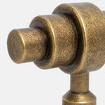 Load image into Gallery viewer, Rounded handle end and layered antique brass form