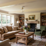 Load image into Gallery viewer, Glorica Glass Clear Globe Semi-Flush Ceiling Light – Modern Industrial Style for Living Room & Dining