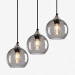 Charger l'image dans la visionneuse de galerie, Bubble Glass Globe 3 - Light Single Pendant Light With Adjustable Cord