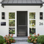 Load image into Gallery viewer, Ferrix Glass Outdoor Wall Light - Industrial Outdoor Porch Light