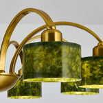 Bild in Gallery-Viewer laden, Green Jade Arched Branch Chandelier